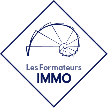 escalier en colimasson logo des Formateurs Immo